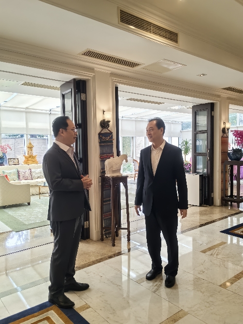 王超会长会见泰国驻华大使